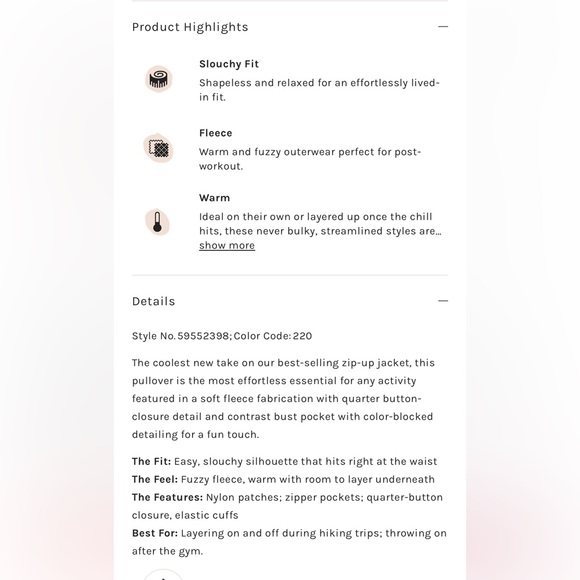 Fp Movement Hit The Slopes Colorblock Fleece Pullover - Picture 4 of 9